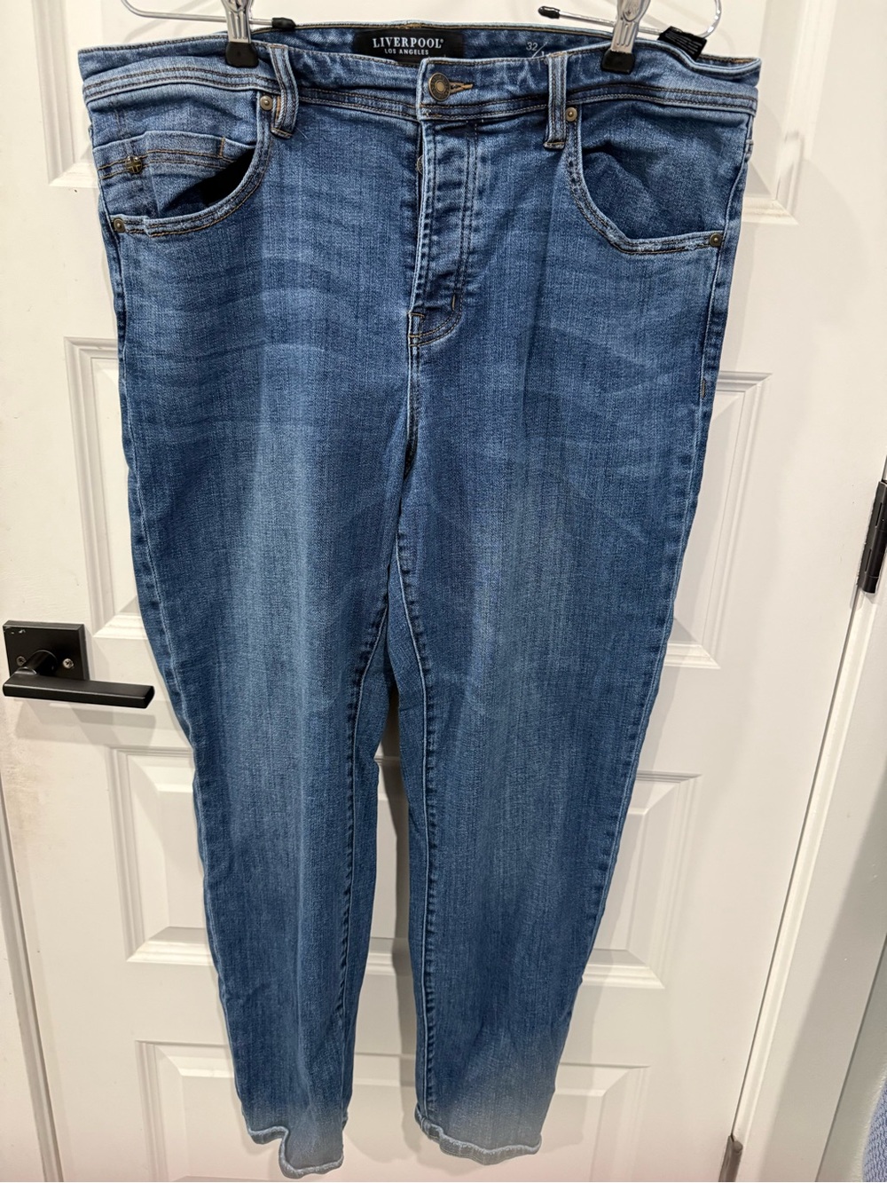 Liverpool Women's Skinny Jeans in Medium Blue Wash